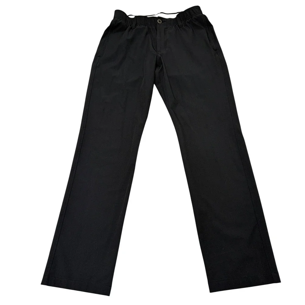 Under Armour Mens UA Golf Pants Performance Stretch Activewear Black Size 30X30